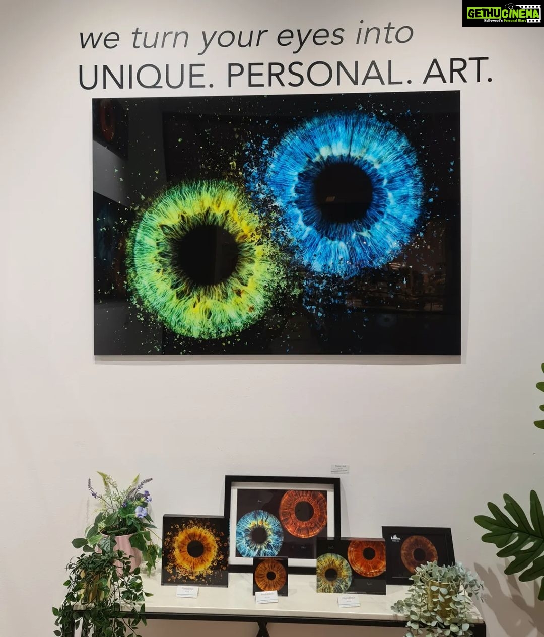 Reenu Mathews Instagram - Are you looking for a Unique personalised gift for your loved ones? Check out @eyemazy_dubai.marina at Dubai Marina mall. They take a picture of your eye & create a beautiful art piece. They are running special offers for Valentines day till February 15th. This is the perfect gift for any occasion & for families as well. Totally loved this innovative idea😍 . . #giftingideas #uniquegifts #personalisedgifts #eyemazydubaimarina #dubaiinfluencer #desiinfluencer #reenumathews Emirate of Dubai
