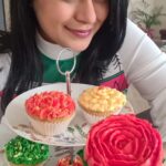 Reenu Mathews Instagram - Cupcakes Anyone? My Birthday celebration continues as my friend, who has turned into a Baker brought some yummy cupcakes. They look so pretty & tastes yummm too. Do check out @treats_by_dhish , if you want to order some yummilicious cakes. Thank you Dhishni for bringing these treats. And Happy Valentines Day in advance Fam❤ . . #yummycakes #yummycupcakes #birthdaytreats #instacakes #dubailifestyleblog #reenumathews Emirate of Dubai