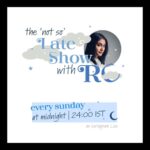 Regina Cassandra Instagram - Yaaaay!! So starting today this is happening every Sunday (yesss today is and actual SUNDAY) night LIVE at 12. To know more about the show (yes, “show”) come watch. 😁🙏🏼 🤍 Artwork by @cloudyskystudio 🥰
