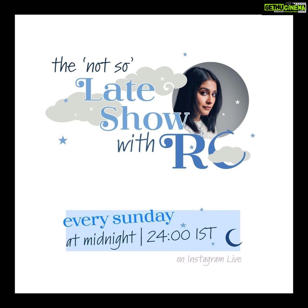 Regina Cassandra Instagram - Yaaaay!! So starting today this is happening every Sunday (yesss today is and actual SUNDAY) night LIVE at 12. To know more about the show (yes, βshowβ) come watch. πππΌ π€ Artwork by @cloudyskystudio π₯°