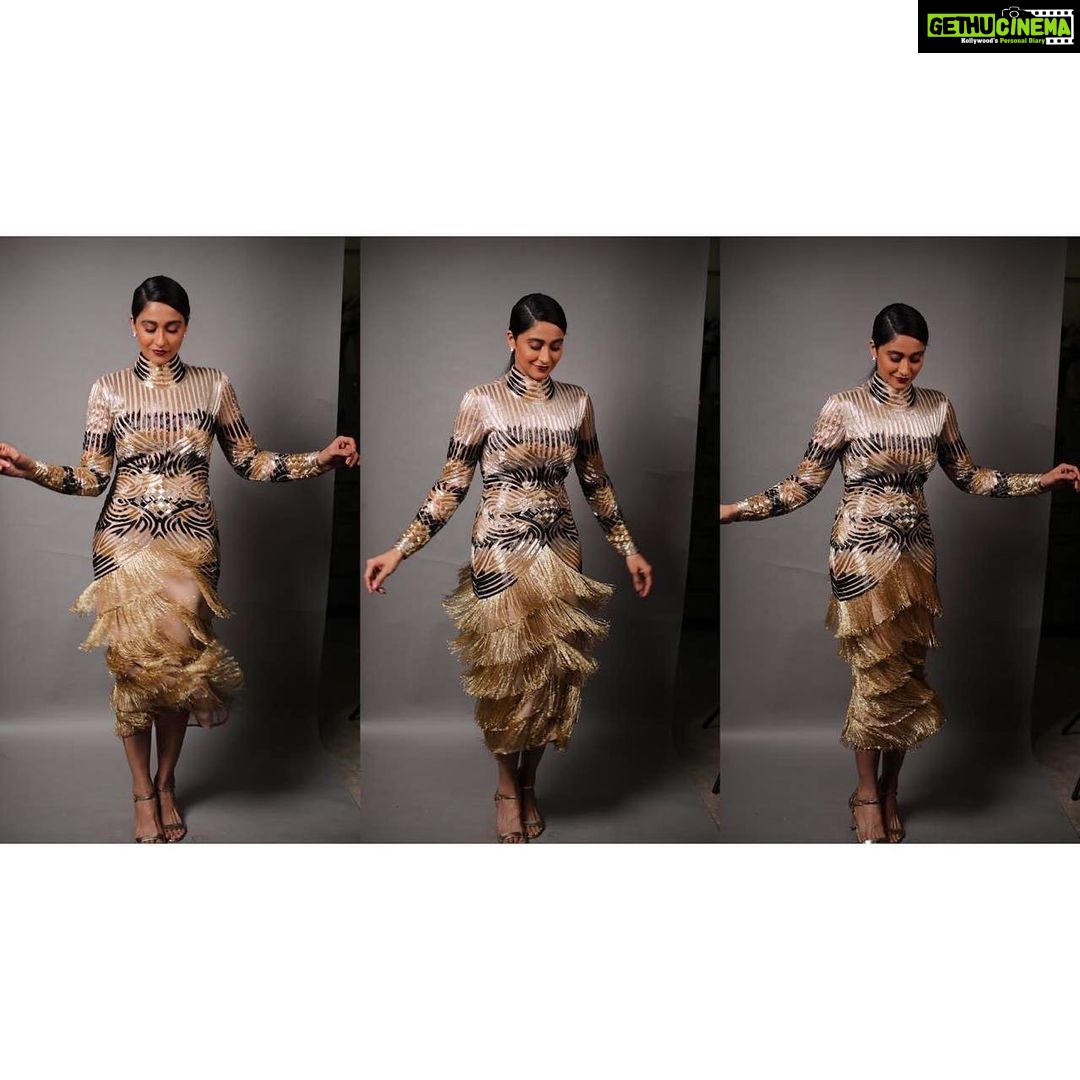 Regina Cassandra Instagram - Let’s twist again, like we did last summer Let’s twist again... you do know that #chubchecker song no? Gown - @NaeemKhanNyc Earrings - @TsaraOfficial Makeup - #JeniferAntonio Hair - @Hairologyby_Chinna Photography - @KiransaPhotography Styled by @DesignByBlueprint & @Blueprint_By_Navya_Divya Assisted By @PrithamSadashiv #flashyflashbackfriday