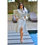 Regina Cassandra Instagram - Meet Sameera... #Evaru #evaruonaug15th Trench - @VitoDellErbaOfficial Sunglass Chain - @Ornamas.Official Makeup - #JeniferAntonio Hair - @Mahi_Brand_ Photography - @Mahesh_Namburi Styled by - @DesignByBlueprint & @Blueprint_By_Navya_Divya