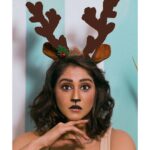 Regina Cassandra Instagram - Caught! Just goofing around playing dress up.. 😋 If you were to choose an animal.. what would you be? Concept : @rowdyrani H&M : @thushasri 📷 : @prachuprashanth