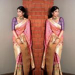 Regina Cassandra Instagram – There’s nothing like a sari that drapes well!!!💖
Saree – @WeaveInIndia 
A saree woven in pure silver zari which is a part of Weave In India’s heirloom collection.
Blouse – @MV_BridalCouture
Jewellery -@JCSjewelcreations
Make Up – @PrakAtWork
Hair – @BeautyMaven_
Photography-@PrachuPrashanth
Styled by @Blueprint_By_Navya_Divya & @DesignByBlueprint Prakatwork