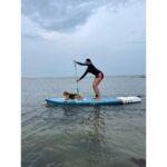 Regina Cassandra Instagram - Hahaha you got that right! Skip Skipp Skipper Skipperdoooo made it to the board and the kayak! I was waaaaay more excited than him 😅