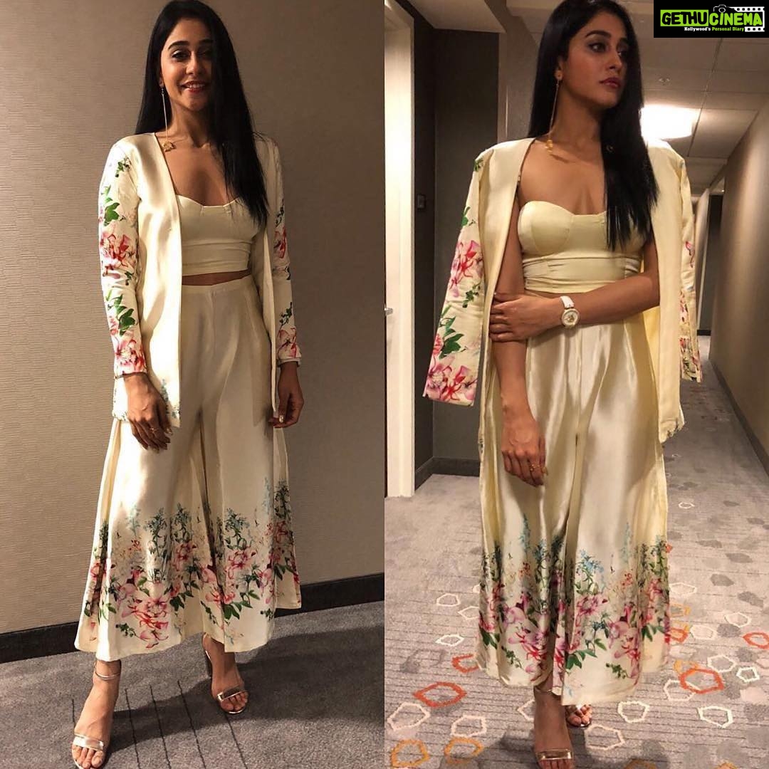 Regina Cassandra Instagram - My absolute fave from the floral series! Thank u @ashwin.thiyagarajan #makingchennaiproud ☺️ #nammachennai #Repost @ashwin.thiyagarajan ・・・ The very talented actor @reginaacassandraa looks uber chic in a silk floral jacket and matching culottes worn with a silk bralette by AshwinThiyagarajan. Styled by @stylebydivya Earrings by @ornamas.official #ashwinthiyagarajan #celebsinashwinthiyagarajan #floral #chic #uberchic #prints #silk #culottes #reginacassandra