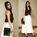 Regina Cassandra Instagram - It's black it's white! 🖤💟🖤💟 @nishkalulla @shriyasom @anupellakuru ☺️