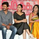 Regina Cassandra Instagram - t#SaravananIrukkaBayammaen pressmeet.. Outfit : @montagebyritika Styled by : @anammirzaak And... the film is releasing on May12th ...and...and.. yes excitement is happenin.. ☺️ #thatnotsolittleblackdress #tamilmovie #sibpressmeet