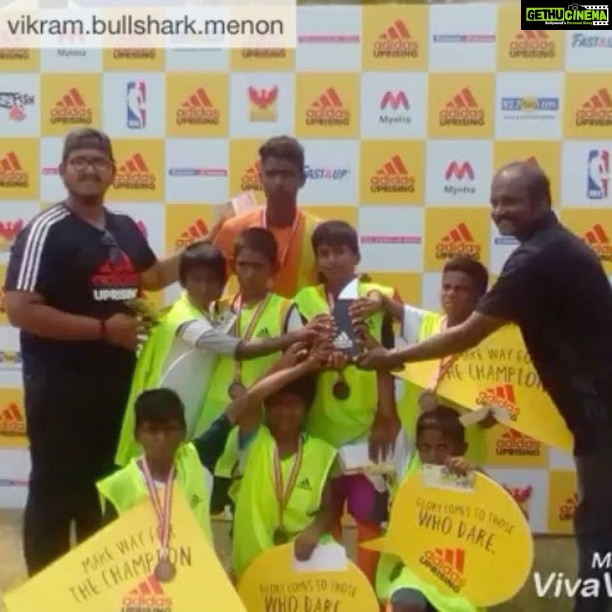 Regina Cassandra Instagram - #LifeIsABall - our kids were the runners up in the under 11 and under 14 categories at the #adidasuprising event held in chennai this weekend. I heard they played without shoes and put in #onehundredpercent πππΌ our team is as excited as these kids are. #kidslovetoplay #sportforlife #lifeisaball @vikram.bullshark.menon @sdevvarman