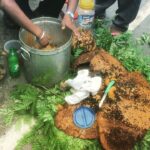 Regina Cassandra Instagram - Care for some honey anybody?! 🐝🐝Bang on the main road near my place, a couple of men broke down a few beehives and started selling honey! #justlikethat #yummyluscious #yummyinmytummy #freshhoney. each mornin seems to be getting more interesting I must say..