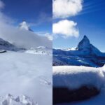 Regina Cassandra Instagram - These were taken sometime in November last year. The beautiful #matterhorn that's seen in the distance is that same mountain peak that u will find on ur yummy boxes of #lindt and #toblerone ( YES! go check.. 😬- U know Swiss chocolate + Swiss mountain thing goin on there) supposedly a very famous peak and what's interesring is that there are look-a likes all around the world (some 238 or so). A very pretty range and a great tourist trekkin/ hikin spot. #switzeralnd #zermattswitzerland #gornergrat #traveldiaries #wheretonext #throwbackwednesday #tbw #whatiwantonahotsummerday 🏔 Zermatt Matterhorn