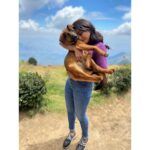 Regina Cassandra Instagram – That time when @n.aveena styled me for and ad and #Kyra needed cuddles. Yes, needed indeed. I mean come onnnnn every doggo needs cuddles, right! How does one resist?! 😅