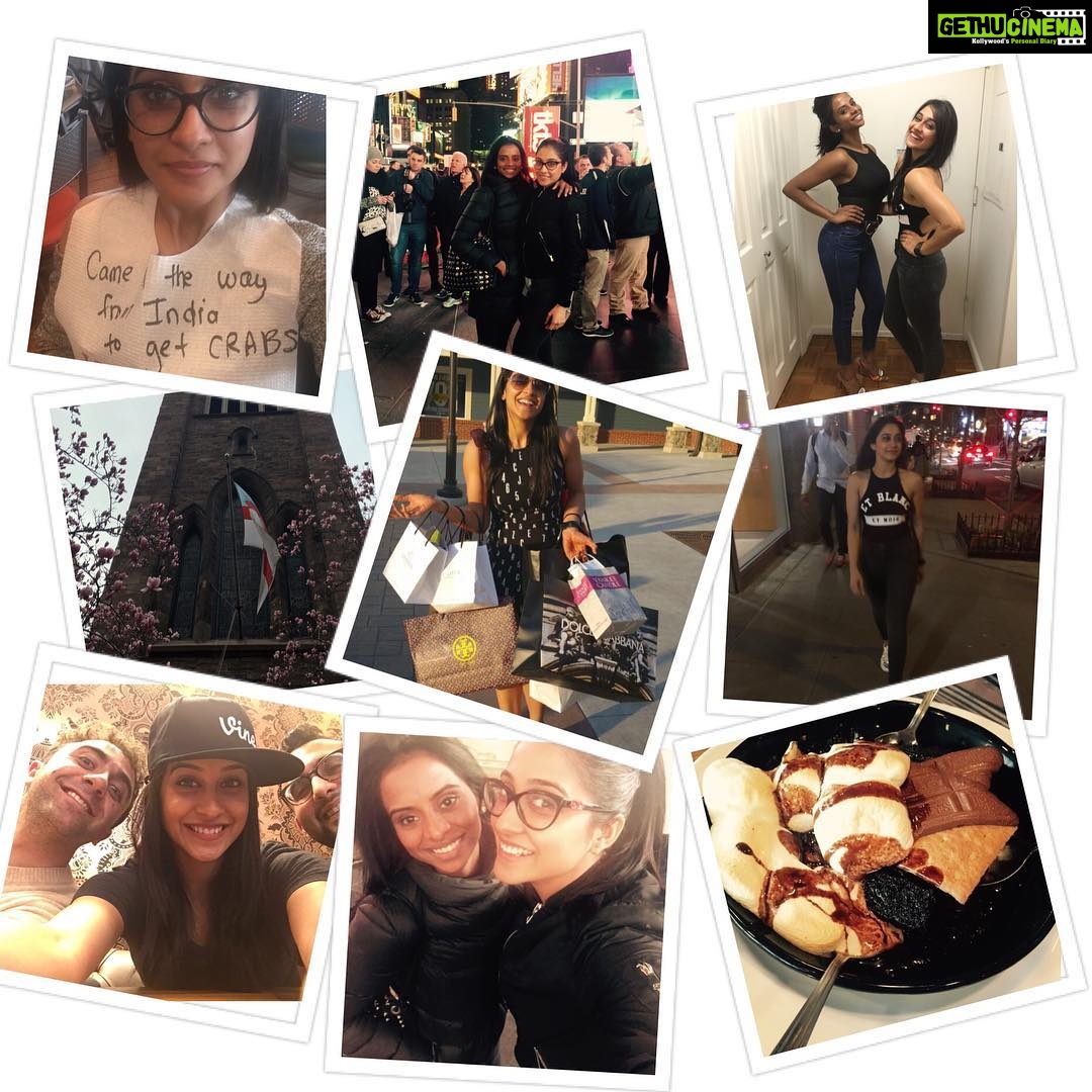 Regina Cassandra Instagram - Buhbyeee #NewYork @newyork_instagram will be missed! ❤️ #nyc #nyceats #joescrabshack #nycnightout #smores 😍 #broadway #wicked #churches #vines #gotvined #friendsarethebest @pchigurupati thank u! 😘 #whothenewyorker #nycstreetstyle