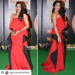 Regina Cassandra Instagram - IIfa day 1 styled by the sexy lil @indpat. @gauriandnainika with @repostapp. ・・・ Regina Cassandra in Gauri & Nainika at the IIFA Utsavam Awards #reginacassandra @reginacassandrafc #iifautsavam #iifautsavam2016 #GauriandNainika #redcarpet