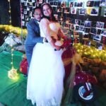 Regina Cassandra Instagram - The happy fappy couple after they said "I do" ❤️💍💏 #Dantashwedding #brideandgroom #loveisintheair #weddingdrama