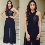 Regina Cassandra Instagram - Attended the press meet for #subramaniamforsale in a lovely jumpsuit from @lolabysumanb and ring from E design! Styled by that lil fairy god mother in my life @indpat 😁