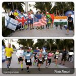 Regina Cassandra Instagram - Aaaand there they are!! So happy and proud. A big shout out to them. #worldmarathon #myrolemodels #theproudchigurupatis