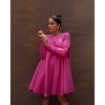 Regina Cassandra Instagram - I don’t know what it is... I don’t care what it is... I’m this.... - #petercatrecordingco Dress - @madebycuin Earrings - @risnjewels Rings - @antarez.jewels Makeup - @jenimakeupartist07 Hair - @hairologyby_chinna Photography - @prachuprashanth Styled by Divya and Navya - @designbyblueprint & @blueprint_by_navya_divya