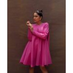 Regina Cassandra Instagram – I don’t know what it is… I don’t care what it is… I’m this…. 
– #petercatrecordingco 

Dress – @madebycuin 
Earrings – @risnjewels
Rings – @antarez.jewels
Makeup – @jenimakeupartist07 
Hair – @hairologyby_chinna
Photography – @prachuprashanth
Styled by Divya and Navya – @designbyblueprint & @blueprint_by_navya_divya