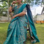 Rekha Krishnappa Instagram - Thank you so much for this beautiful saree: @hemthreadcloset Browse into the page for more beautiful designs and colours... Thank you for this beautiful Jewellery from @rohinisankar07 Hand made terracota jewelry and looks so classy. sareecollections #sareedraping #sareestyle #sareelove #sareeindia #sareeonlineshopping #sareefashion #sareeaddict #sareelover#onlinejewellery #jewlleryforwomen #jewellerydesign #jeweleryfashion #jewelrylover #jewelleryforeveryone #jewelryaddict Chennai, India
