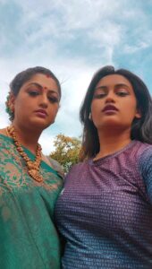 Rekha Krishnappa Instagram - Timepass reel with my dorling 🥰 #motheranddaughter #reels #instareels #reelsinstagram #timepassreels #fyp #daughterlove #family #famikytime Chennai, India