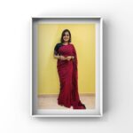 Remya Nambeesan Instagram – Wearing @styled_by_arundev @jo_makeup_artist !! #redlove