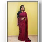 Remya Nambeesan Instagram – Wearing @styled_by_arundev @jo_makeup_artist !! #redlove