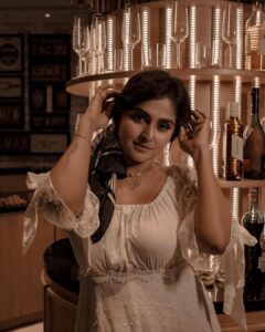 Remya Nambeesan Instagram - EMBRACE UNKNOWN 🤍!!
Wearing @prabhavofficial !!
 Jewellery @meralda.jewels 📷 @manekha_  @nimisha_mariam_paul  Styling @divyaaunnikrishnan  MUAH @jo_makeup_artist  #instagood @instagram #instadaily #ınstagood #sundayfunday #sundayvibes