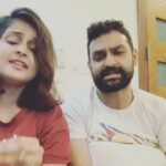 Remya Nambeesan Instagram – Jamming with my BROTHER 😁🤓!! #swaras #kannodukanbathellam @rahul_subrahmanian_music 😍