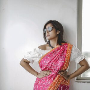 Remya Nambeesan Instagram - #me #celebration #life ❤️!! @pranavraaaj photography 💃🏿!! wearing @mohammed_shabna 🥻