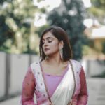 Remya Nambeesan Instagram - PC @pranavraaaj Styling @divyaaunnikrishnan MUAH @jo_makeup_artist Earrings @lohamcochin Wearing @amvifashionstudio