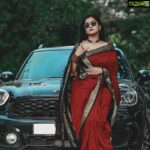 Remya Nambeesan Instagram - Get the wheels in motion!! 😎❤ PC @pranavraaaj MUAH @vikramanvijitha Styling @divyaaunnikrishnan Jewellery @a.r.t_store #life #love #smile #shades #instagood #instagram #insta #sari Kochi, India
