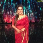Remya Nambeesan Instagram - Saree❤️😁💃🏿 #instagram #insta @suntv #sunsinger