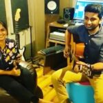 Remya Nambeesan Instagram - #netruillathamaatram ❤️ @godfray_immanuel @simonkking #instamusic #instalife #instagram