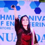Remya Nambeesan Instagram - #dhanalakshmisrinivasancollege #10annualday !! Wearing @nairadesignerboutique