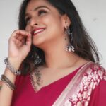 Remya Nambeesan Instagram – Wearing @khajuraho_boutique_  MUAH @subin_lalitha 📷 @pranavraaaj  Styling @divyaaunnikrishnan #sundayvibes #instagood #instasunday