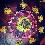 Remya Nambeesan Instagram - Kutti pookalam#nostalgia#onam#poovili#😇☺️
