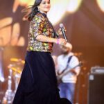 Remya Nambeesan Instagram - It was an honour and exhilarating experience to perform at the jubilee stage Dubai expo 2022. Fulfilling moment as a singer !! Learning from the world around!! Thanks, @wonderwall_media @lakshmi_venuji @expo2020dubai #expo2020 #expo2020dubai Expo 2020 Dubai