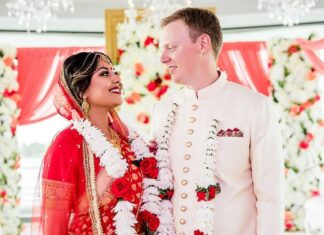 Richa Gangopadhyay Instagram - Remembering our beautiful, waterfront Indian ceremony that took place on this day, last year, and how special it was for our families to come together as Joe and I completed our Hindu Bengali rituals together (Joe is a master at reciting mantras, nbd). We were lucky to have been able to honor both our cultures and traditions and to have Joe’s family embrace, and enthusiastically participate in every nuanced element of our celebrations with open arms. ⁣⁣ ⁣⁣ From the “gaye holud” (haldi/turmeric ceremony), to the “ayeburobhaat” (bride-to-be’s final luncheon with her favorite dishes), “totto” (or tatwa, groom welcomes the bride to their family) and “bor boron” (bride’s mother and female friends welcome the groom), each distinctive event bonded us closer, for life.🔒♾️⁣⁣ ⁣⁣ I can’t even put into words how utterly grateful I am, and always will be, to my parents for giving their only daughter a wedding that dreams are made of. To have our extended family and friends from all over celebrate our union over the three-day wedding events was indescribable, and on our anniversary, revisiting over 3000 photos brings us back to the fun, laughter, tears of joy (and yes, of course a little bit of chaos…it’s a fusion wedding!). 🥳⁣⁣ ⁣⁣ We are blessed beyond words, for having each other and for having our families love and support us till the very end. We love you Ma, Baba, Deb and Steve!🥰⁣⁣ ⁣ Venue: @roostertail Makeup: @jhobby21 Hair: @hairbyaysha 📷: @kelliesaunders Detroit, Michigan