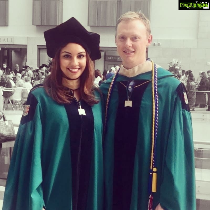 Richa Gangopadhyay Instagram - Congratulations to Class of 2020! I'm seeing so many innovative ways graduates are celebrating amidst covid world, which truly warms my heart. ππ―β£β£β£β£β£β£β£β£β£ β£β£β£β£β£β£β£β£β£ Itβs crazy to think that I was in student-mode for two years after living through a surreal experience as an actress in India just prior. Graduating (in 2017) with an MBA from Washington University in St. Louis- Olin Business School gave me a sense of fulfillment and newfound purpose to start yet another, new journey as a healthcare management consultant. I will forever be grateful to the faculty and administration at #WashU for not only admitting me into one of the top business schools in the country, but celebrating my nontraditional background.β£β£β£β£β£β£β£β£ β£β£β£β£β£β£β£β£ I spent my final days shooting for my last film Bhai (Telugu) studying for my GMAT. π€ I donβt think anyone knew thatβs what I was doing in my spare time, in between shots ππ»ββοΈ. But it paid off, and it was the MBA program that not only shaped another career path for me, but introduced me to my husband!β£β£β£β£β£β£β£β£ ππ¨πΌβπ»π©π»βπ»β‘οΈπ©π»βπβ€οΈπ¨πΌβπβ£ β£β£β£β£β£β£β£β£ β£β£β£β£β£β£β£β£ My story is proof that you can always recalibrate and explore new territory. The notion of "finding your purpose" is ever evolving. Your passion and dreams can change. Be open to what's out there and keep hustlin. Let your life experiences inspire and lead you. β¨β£β£β£β£ β£β£β£β£ Itβs kinda cool to have been able to graduate alongside your beau (which, at the time, we had no idea would happen!)! Thanks WashU, for the incredible memories and unparalleled learning experience.β£β€οΈπ β£β£β£β£β£β£β£β£ β£β£β£β£β£β£β£β£ #mbaclassof2017 #washu #wustl #olinbusinessschool #mba #newcareer #gradschool #forevergrateful St. Louis, Missouri