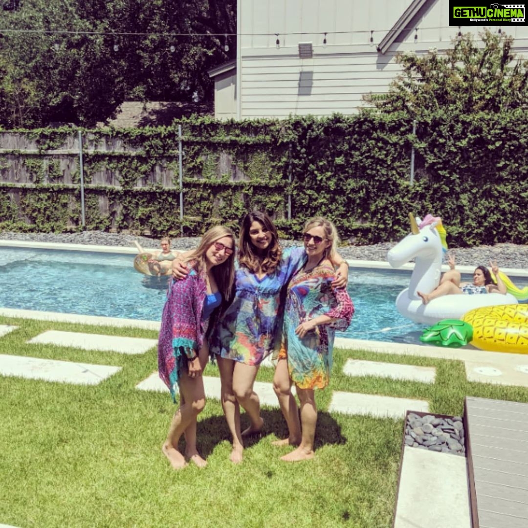 Richa Gangopadhyay Instagram - #tbt I've been missing my gal pals! My bachelorette was last summer in Austin, TX and was just EPIC...and not just because it was Beyoncé-themed! 🐝 💖 What made it so epic was because each and every one of my close friends that came-from different parts of the country, different walks of life and unique relationships with me- ended up leaving that weekend with genuine, lifelong friends. It warmed my heart to know that I have such a strong support system of women (something I never had growing up, or even in India) that are uplifting of each other, empowering with their outlook in life and just badass in every sense of the word. And I was lucky enough the get to have them all for myself that weekend for poolside funsies, brunches galore, wine-yoga, girly spa time, unkosher games, and of course, a proper bhangra party (bc anyone that knows me knows that that's how I describe a fun time!) 🎉🌇🍹 Never underestimate the power of meaningful female friendships! So lucky to have you ladies in my life (and MISSED YOU, LORZ!) 🌸👯♀️💃 #friends #lovemygirls #Austin #bachelorette #feyoncé #pool #badasswomen #summer Austin, Texas