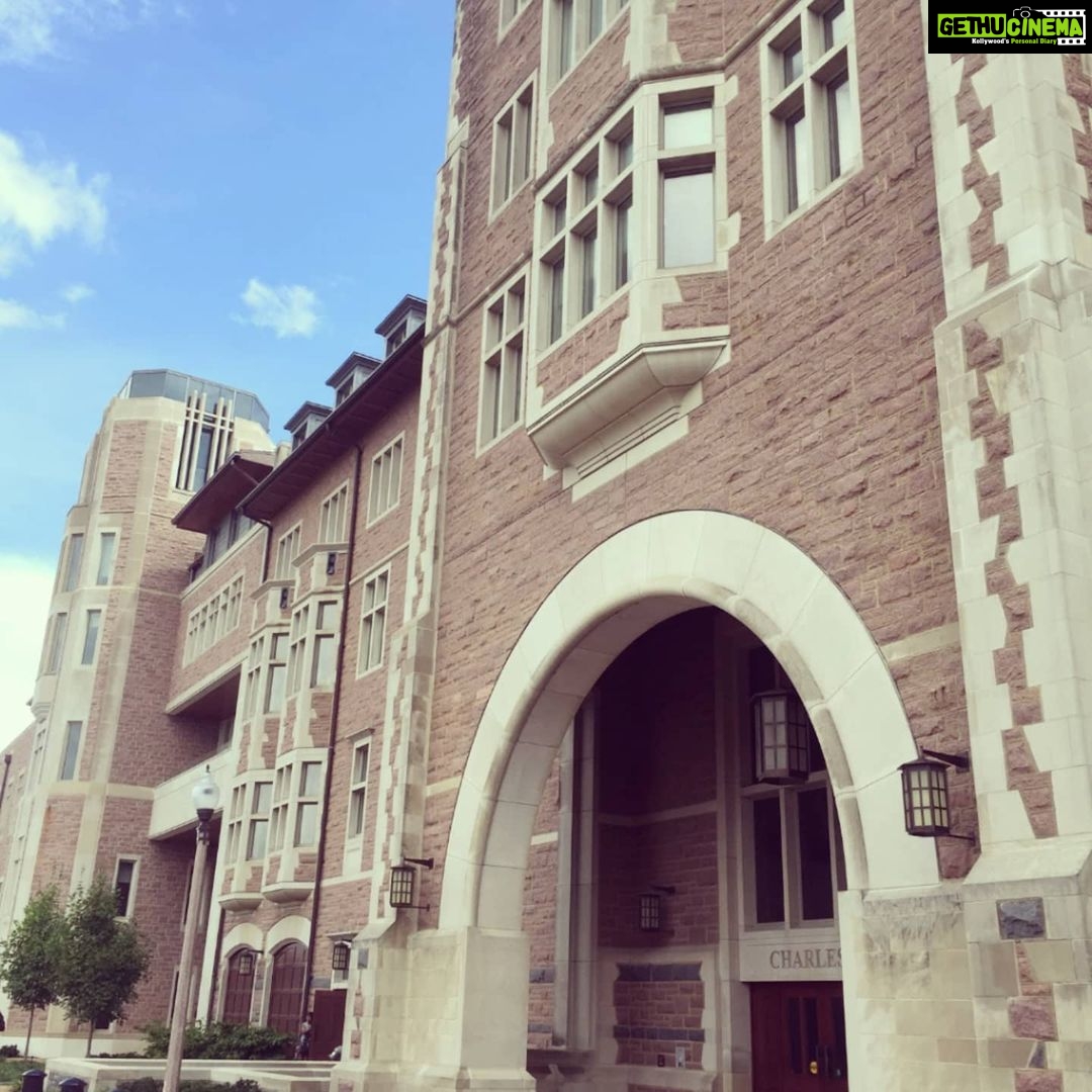 Richa Gangopadhyay Instagram - After moving back from India, I embarked on a new chapter in life,finishing my undergraduate degree and then my Masters in Business Administration in June 2015 to begin a new career journey. Apart from being one of the best business schools in the country, I chose #WashU for a number of reasons...the main one being the small but mighty community and faculty that embraced people from all walks of life. If it weren't for that, someone like me - an actress from the Indian film industry- wouldn't have met someone like Joe - a US Military Academy- West Point Officer, who'd spent a year in South Korea- just prior. I have WashU to thank for the invaluable lessons I learned across disciplines to augment my leadership skills, embracing my unique background and giving me a world class opportunity to strengthen my business acumen through experiential learning during the 2-year program. And of course, for being the place I made lifelong friends (shout-out Jhunt!) and met my soulmate 👩🏻🤝👨🏼💗🎓 📷 See if you can spot me in the First Day Orientation photo! #washu #wustl #olinmba #olinbusinessschool #businessschool Olin Business School at Washington University in St. Louis