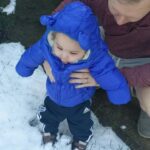 Richa Gangopadhyay Instagram – We thinks Luca 💙 the snow!