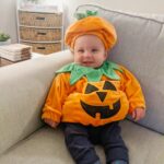 Richa Gangopadhyay Instagram – Happy Halloween!!! 🎃

Pretty sure Luca is the cutest lil pumpkin that ever existed!!! (Not biased or anything 💁🏻‍♀️). He got to enjoy his first Halloween with his silly parents (Russian hockey player and some random last min makeup so as not to scare him…) and grandma (Nini) who flew in just yesterday from Michigan! 

Honestly did not expect him to be so content and comfortable in this pumpkin costume for so long but he didn’t complain! Hope he grows up to love this holiday as much as we both still do! 👻