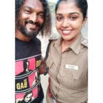 Riythvika Instagram - Thank you Silva master for teaching me some basic stunt @silva_stunt #NAVARASA #NavarasaOnNetflix #manisir