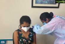Riythvika Instagram - #vaccinationdone✔️ Please get vaccinated #staysafe