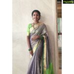 Riythvika Instagram – Saree love 💚 #weddingseason