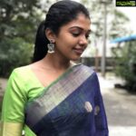 Riythvika Instagram – Sareelove 💙💚