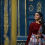 Riythvika Instagram - Makeup @vyshu_artistry Photography @jagadishphotography_ COUSTUME @_vrstudio_ Jewelers @littlefingers_bridal_jewellery Location @elementsoneastcoast