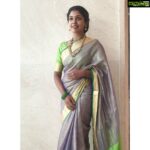 Riythvika Instagram – Saree love 💚 #weddingseason